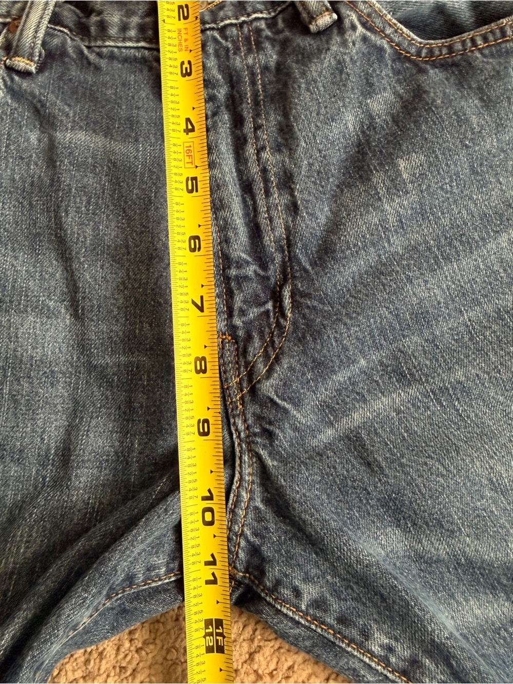 Polo Ralph Lauren Hampton Relax Straight-Leg Blue Denim Jeans- 35 x 32 - Picture 8 of 12